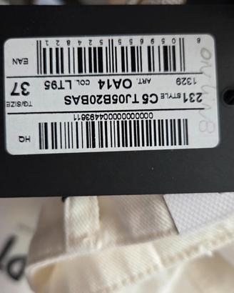 Pantalone PT Torino Raggae tg 37 bianco