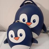 Pinguini trolley e zainetto 