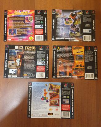 Copertine front,retro,manuali ps1  tutte pal ita