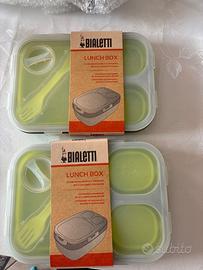 Lotto 2 Lunch Box Bialetti Nuovi 