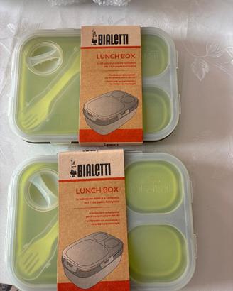 Lotto 2 Lunch Box Bialetti Nuovi 
