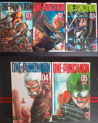 Lotto manga One Punch Man volume 1,2,3,4,5