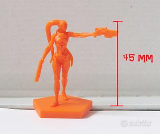 Miniatura in plastica sci-fi Cyberpunk