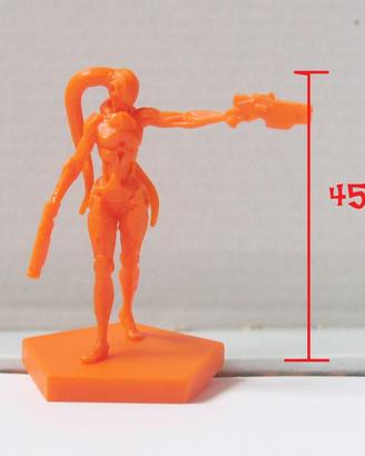 Miniatura in plastica sci-fi Cyberpunk