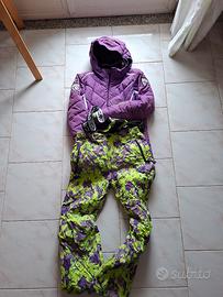 Completo sci CMP 152 cm giacca + pantaloni neve