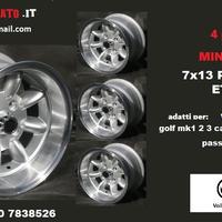 Cerchi minilite 7x 13 4x100 et05 volkswagen