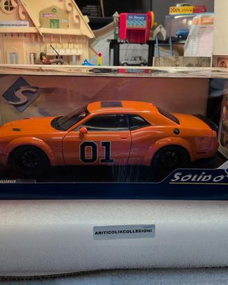 SOLIDO 1/18 - DODGE CHALLENGER HAZZARD GENERAL LEE