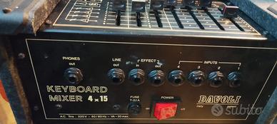 Mixer Davoli 4x15 rms VIintage
