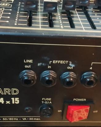 Mixer Davoli 4x15 rms VIintage