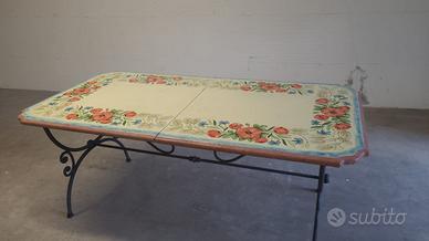 Tavolo rettangolare in pietra lavica 185x92 h. 77