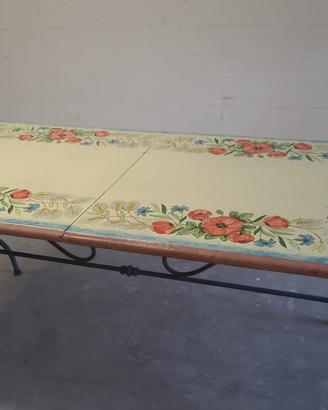 Tavolo rettangolare in pietra lavica 185x92 h. 77