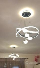 Lampadario moderno di lusso, lampada a sospensione