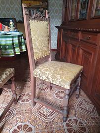 sedie in legno vintage 