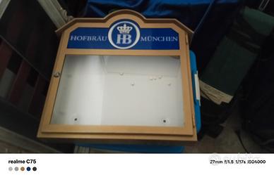 vetrina  luminosa x esterno porta Menù marca HB 