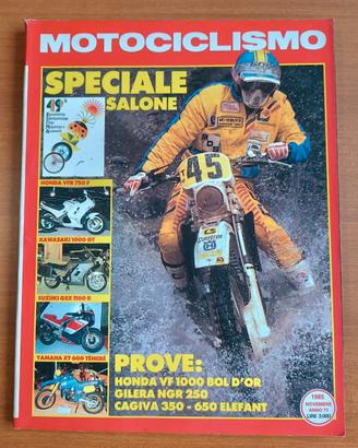 Rivista Motociclismo 1985 Cagiva Elefant 650 Honda