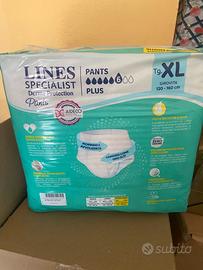 Pannolini Lines specialist, panta plus XL