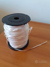 nastro bianco per bomboniere e confezioni varie