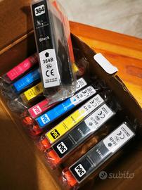 Cartucce compatibili HP 364 XL nuove, vari colori