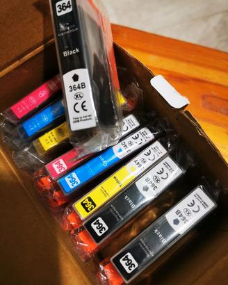 Cartucce compatibili HP 364 XL nuove, vari colori