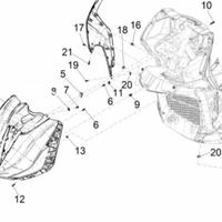 Front Avant scudo anteriore Beverly 310/400 2025