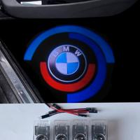 4 LUCI LOGO SOTTOPORTA 50th Per BMW E60 E46 E61