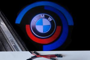 4 LUCI LOGO SOTTOPORTA 50th Per BMW E60 E46 E61