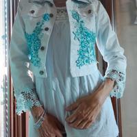 giacchetto jeans Antica Sartoria tg S