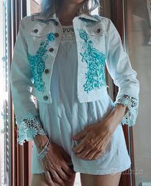 giacchetto jeans Antica Sartoria tg S