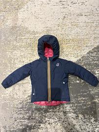 Giacca K-WAY reversibile blu/rosa 3 anni