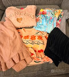 Abbigliamento invernale bambina 10a  7pezzi