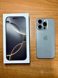 iPhone 16 Pro 128GB Titanio - Garanzia 2027