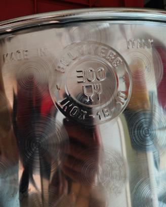 Fusto 300 litri in acciaio inox 18 10