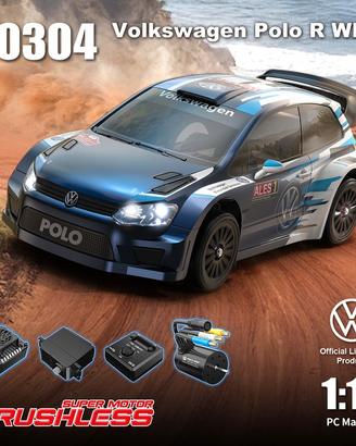 AUTO RC HIPER GO MJX 10304 1/10 VW POLO R  WRC