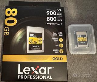 Scheda Lexar Professional CF Type A 80GB