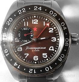 Vostok Komandirskie GMT 02017A 02018A 02019A