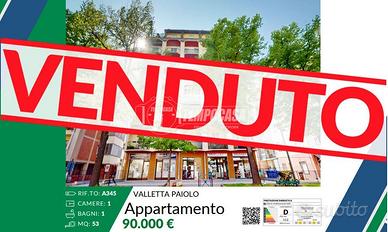 Bilocale ristrutturato con tre balconi