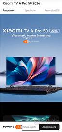 TV  Xiaomi a pro 50 4k qled 120hz android google