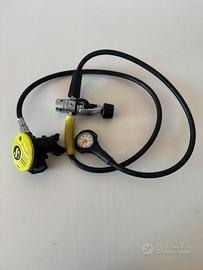 Set completo erogatore Scubapro con manometro