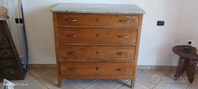 Cassettone vintage + Guardaroba in legno