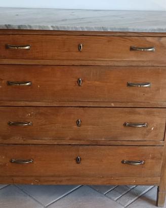 Cassettone vintage + Guardaroba in legno