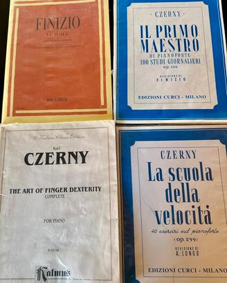 Spartiti pianoforte (Czerny, Finizio)