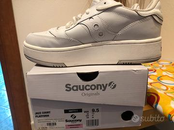 Scarpe Saucony Jazz Court unisex vera pelle tg 41