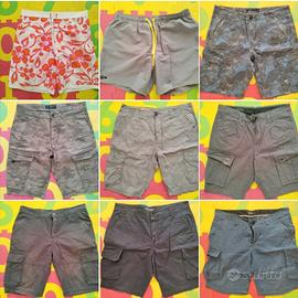 7 Pantaloncini Bermuda con 7 costumi mare 