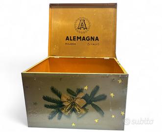 Scatola in latta vintage Alemagna – Natale