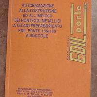 PONTEGGIO EDILPONTE 105x180 ZINCATO A BOCCOLE