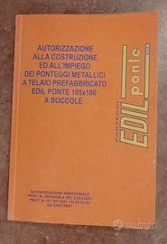 PONTEGGIO EDILPONTE 105x180 ZINCATO A BOCCOLE