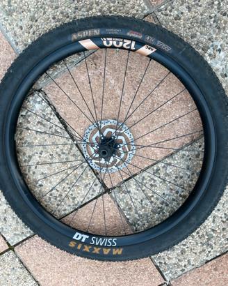 coppia ruote  MTB carbonio