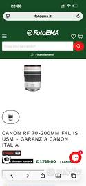 CANON RF 70-200MM F4L IS USM