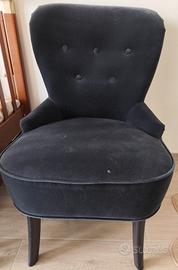poltrona ikea velluto