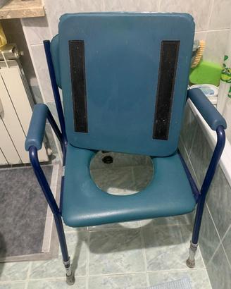 sedia da bagno per anziani/disabili